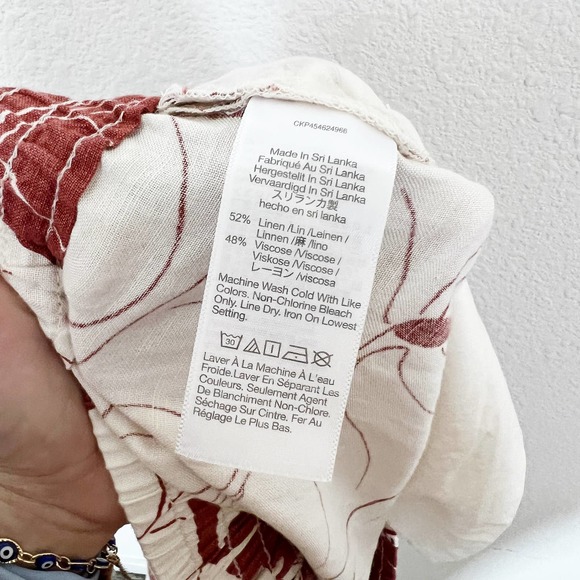 [Madewell] High Rise Pull-On Bermuda Shorts Tropical Vacation Floral NWT Sz XXL - Picture 11 of 11